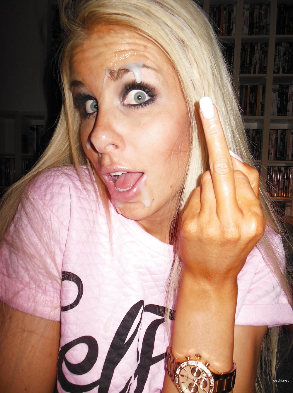 Amateur Cumslut Gets Facialed: Hardcore Facial Compilation