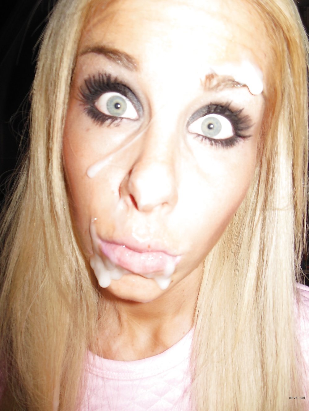 Amateur Cumslut Gets Facialed: Hardcore Facial Compilation