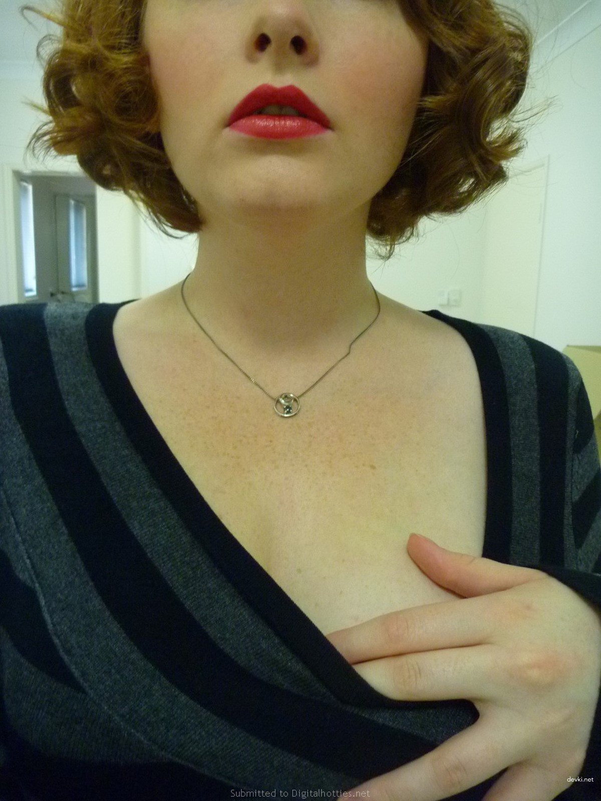Juicy Redhead Amateur Soaked in Cum - Explicit Porn Pic