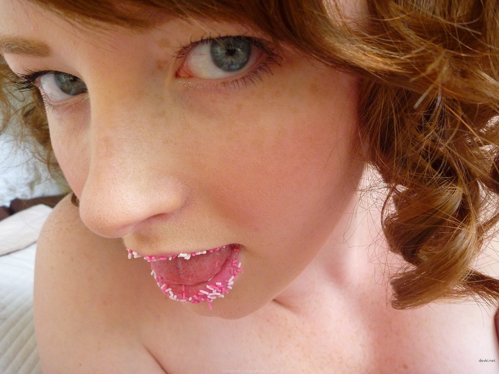 Juicy Redhead Amateur Soaked in Cum - Explicit Porn Pic