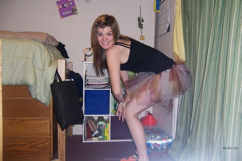 Intoxicated Slut Exposes Bushy Crotch in Raw Amateur Shot