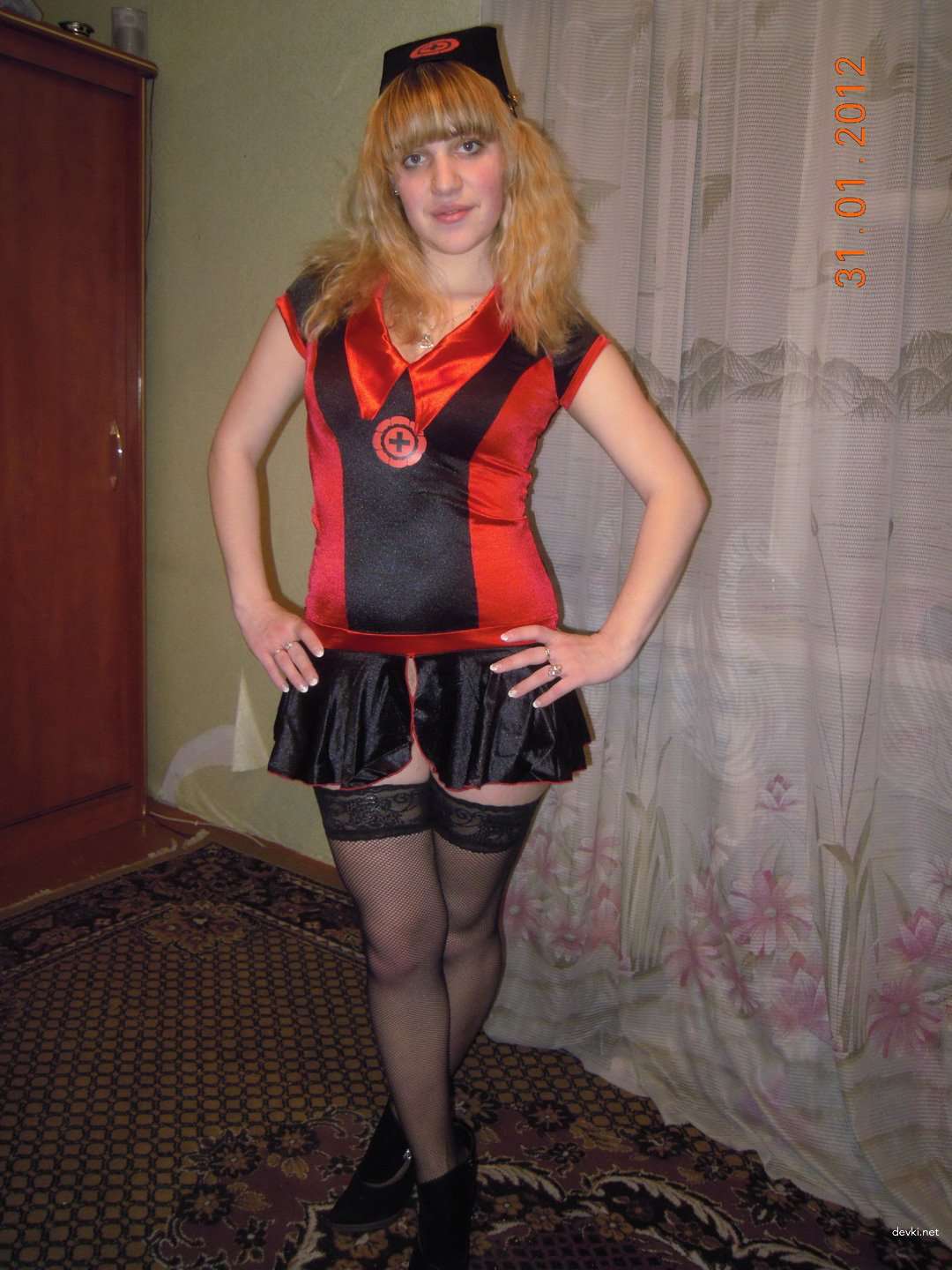 Russian Blonde Hardcore Fucked by Boyfriend - Amateur Porn Pic