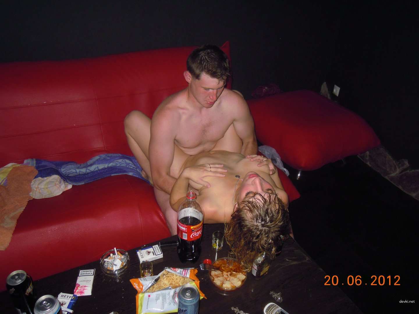 Russian Blonde Hardcore Fucked by Boyfriend - Amateur Porn Pic