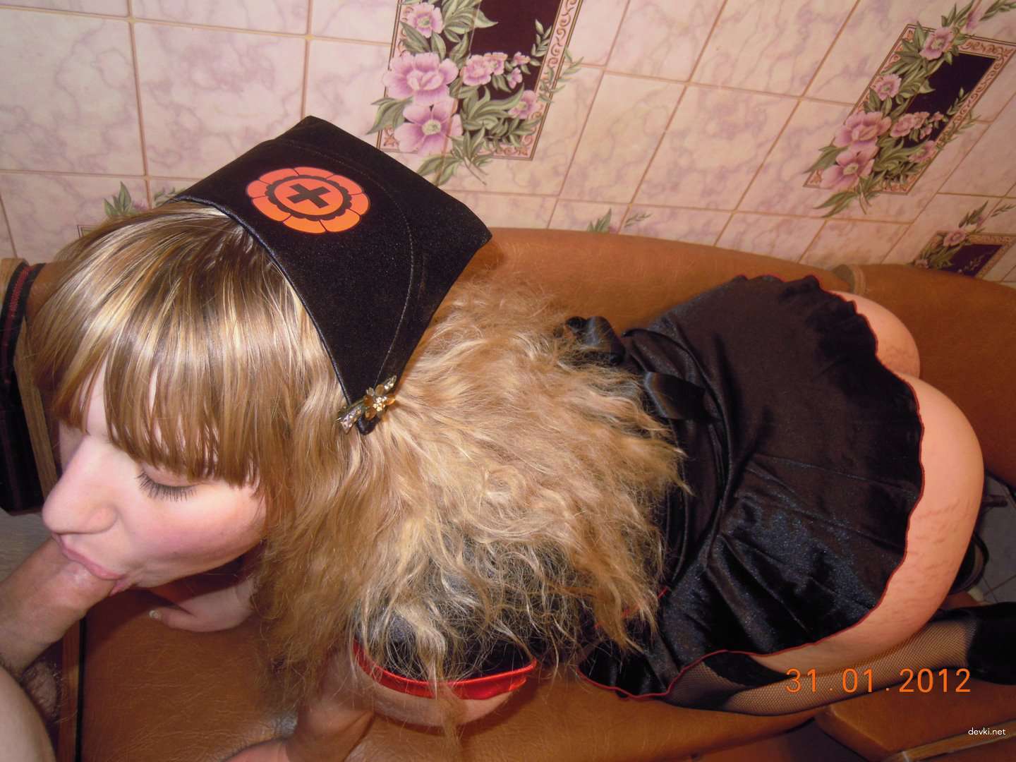 Russian Blonde Hardcore Fucked by Boyfriend - Amateur Porn Pic