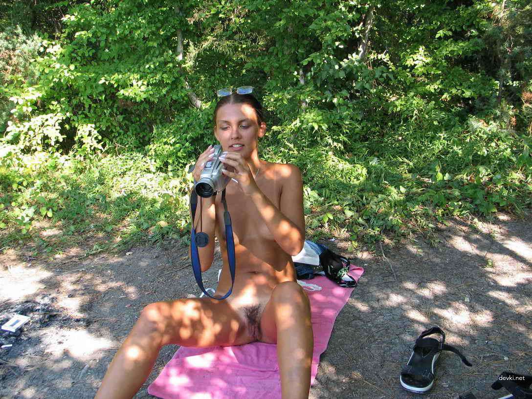 Wild Outdoor Strip Tease by Amateur Babe - Explicit Nudity and Seduction