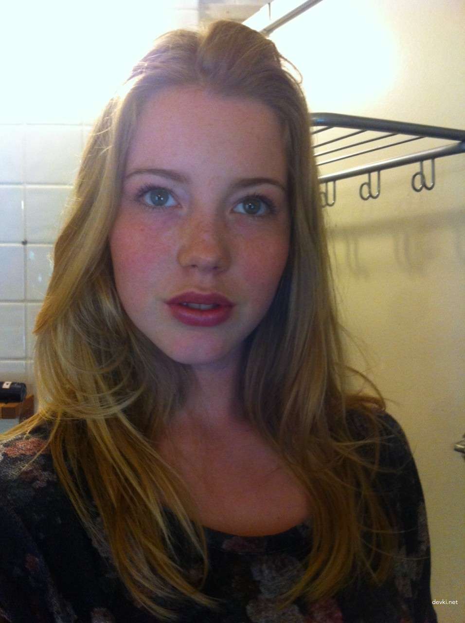 Hot Blonde with Massive Boobs: Uncensored Amateur Pic