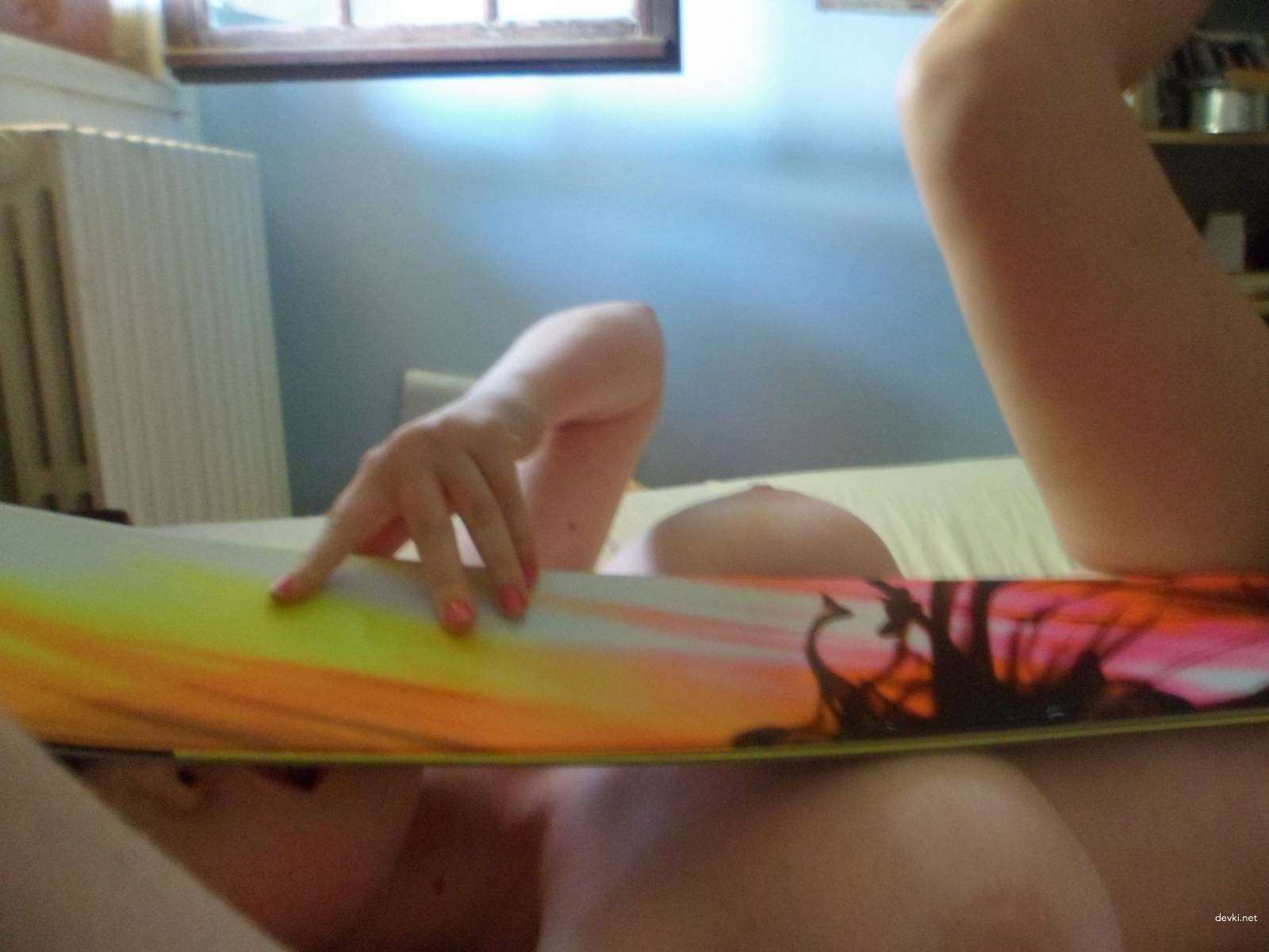 Hot Blonde with Massive Boobs: Uncensored Amateur Pic