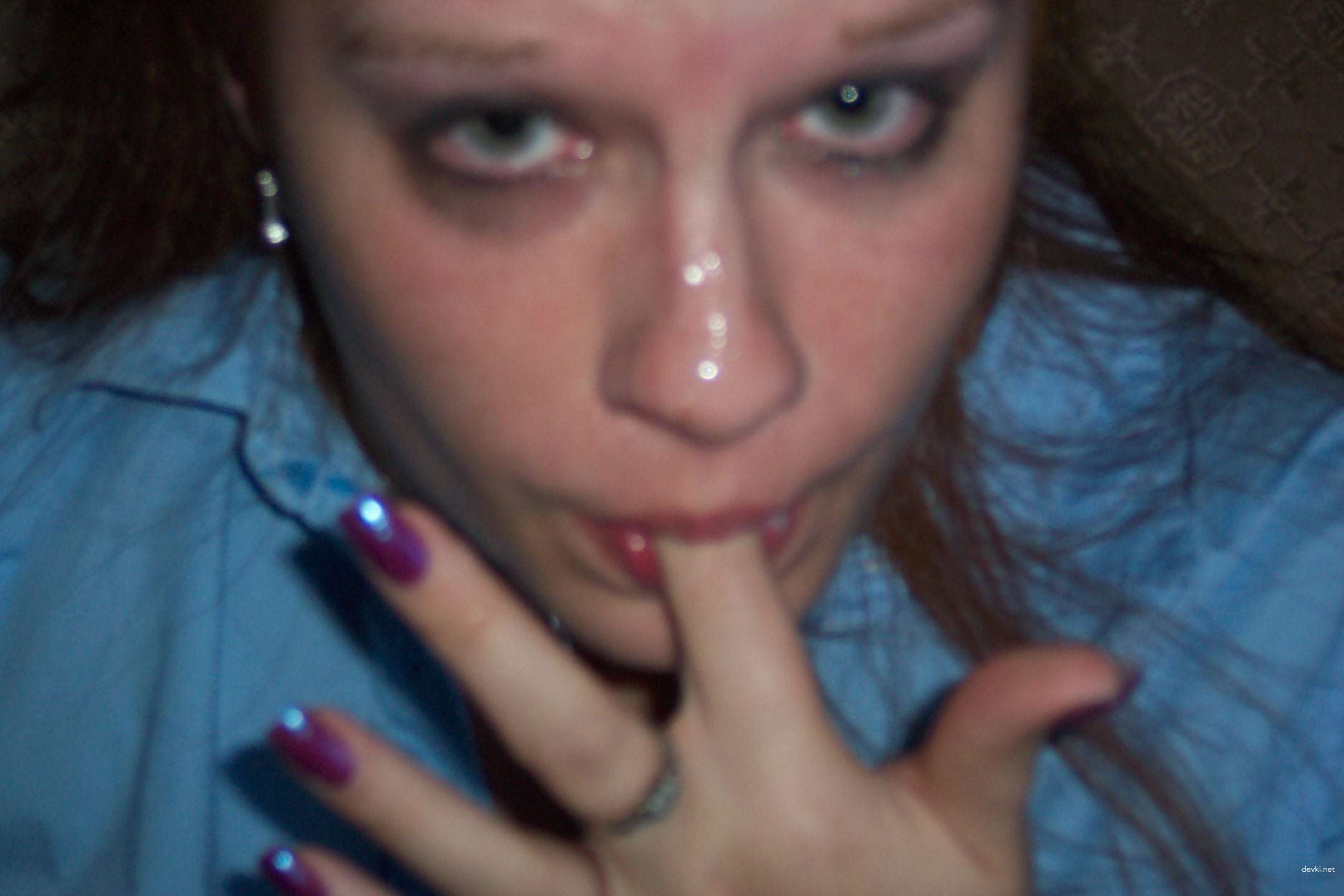 Hot Amateur Girl Deepthroats Cock in Explicit Blowjob Scene - XXX Porn Photo