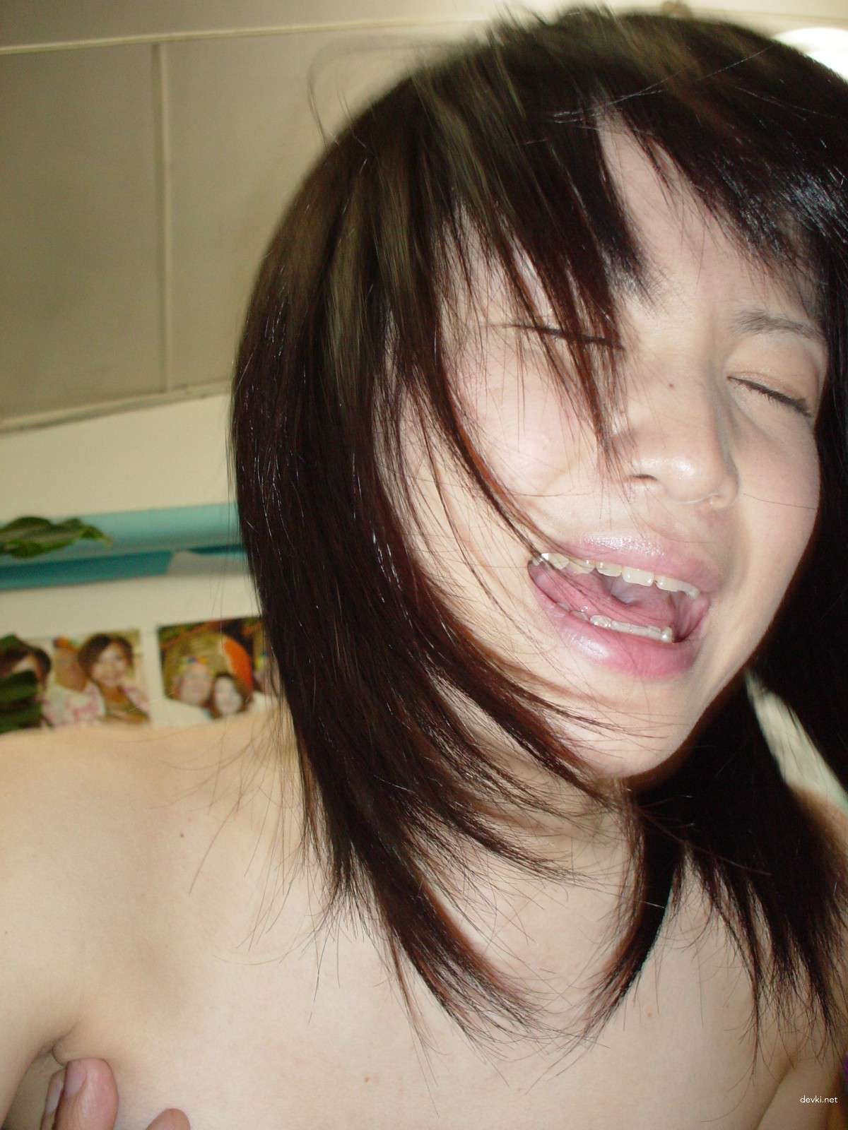 Asian Amateur Slut Deepthroats Massive Cock - Explicit Blowjob Porn Photo