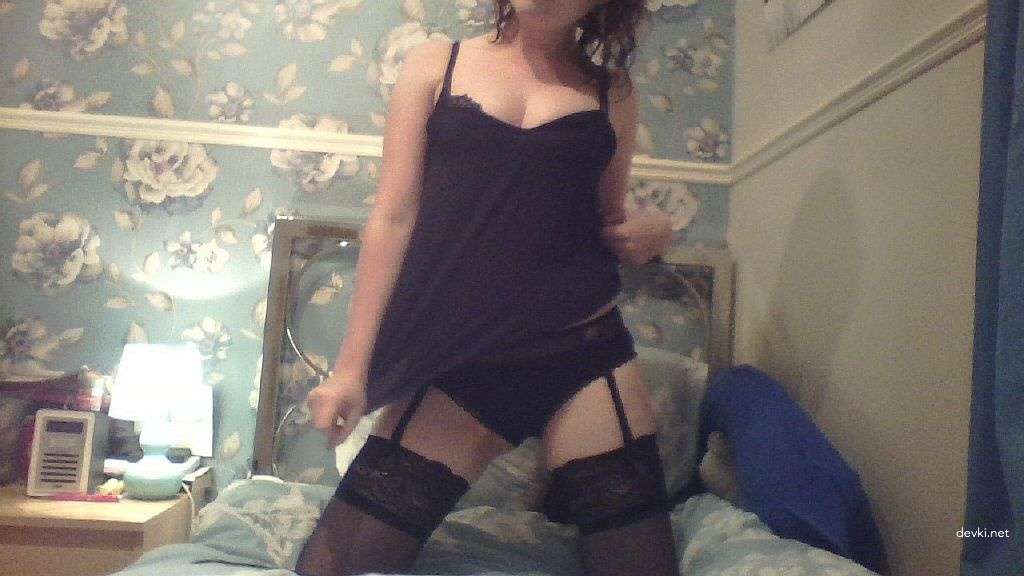 Explicit Amateur Selfie of Sexy Madame in Provocative Pose