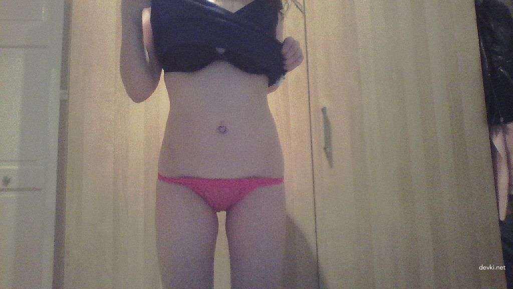 Explicit Amateur Selfie of Sexy Madame in Provocative Pose
