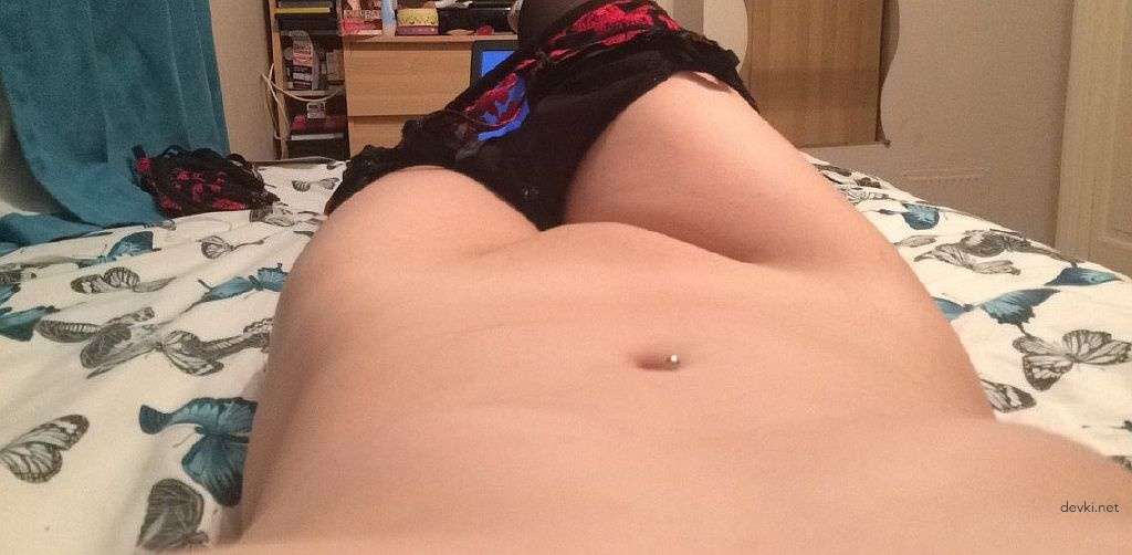 Explicit Amateur Selfie of Sexy Madame in Provocative Pose