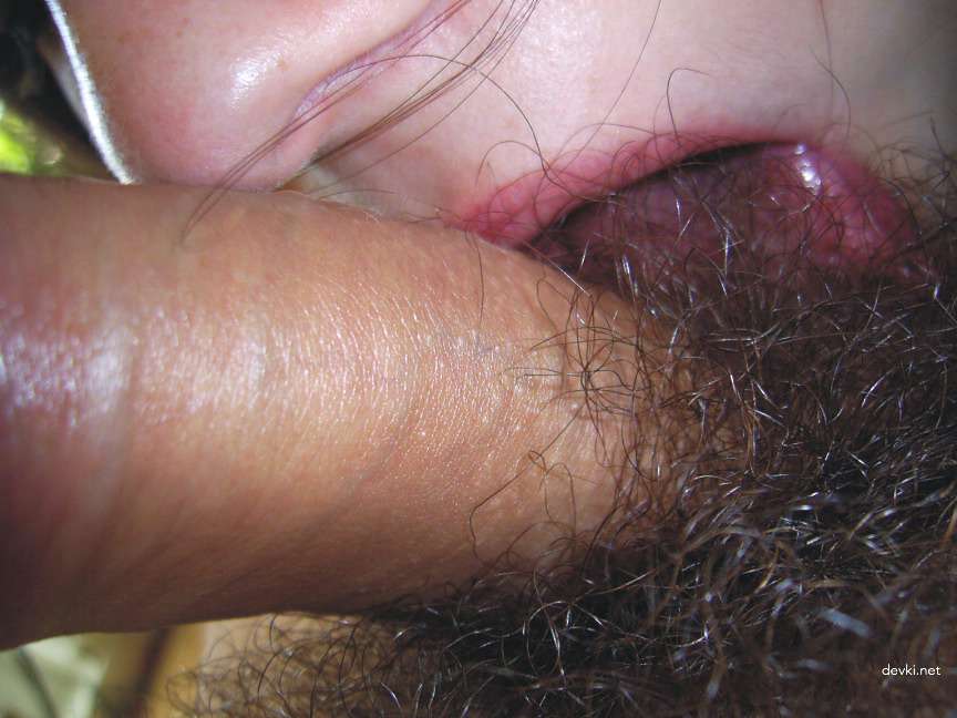 Skinny Brunette Sucks Cock: Explicit Amateur Blowjob Photo