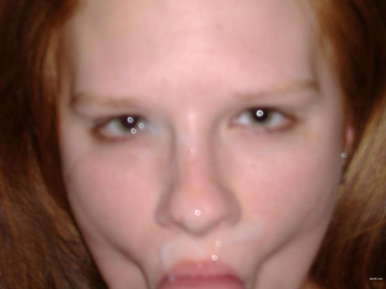 Redhead Blowjob Queen Devours Big Cock - Amateur XXX Photo