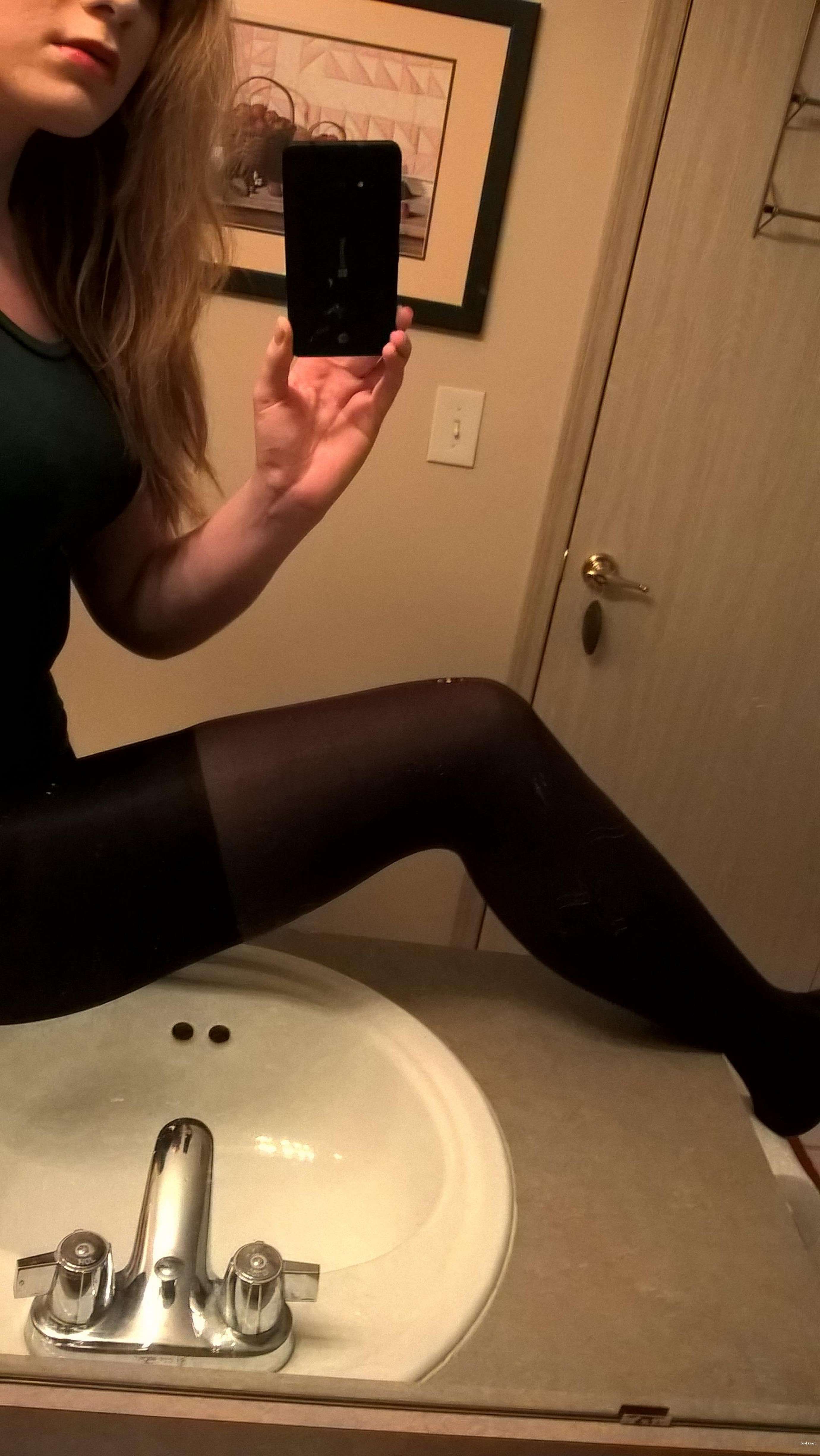 Sensual Amateur Selfie: Explicit Adult Photo of Seductive Cutie