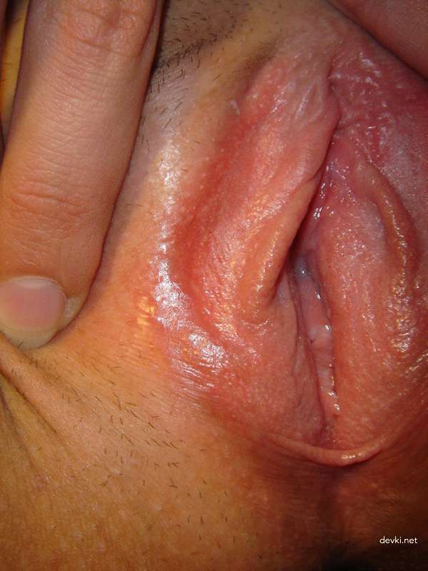 XXX Amateur Slut Spreading Pussy - Explicit Close-Up Photo