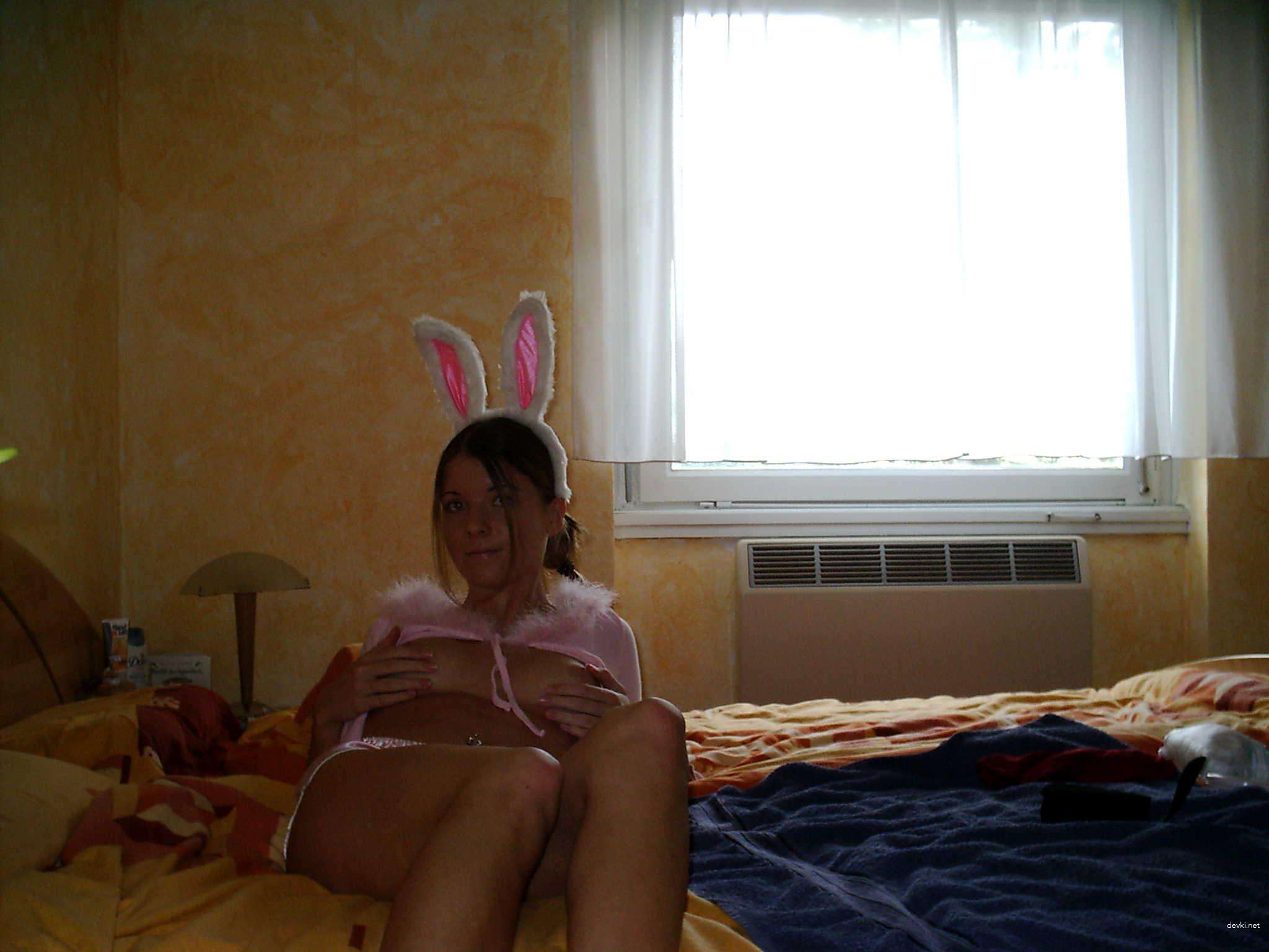 XXX Naughty Bunny Selfie: Explicit Amateur Rabbit Intimate Pic