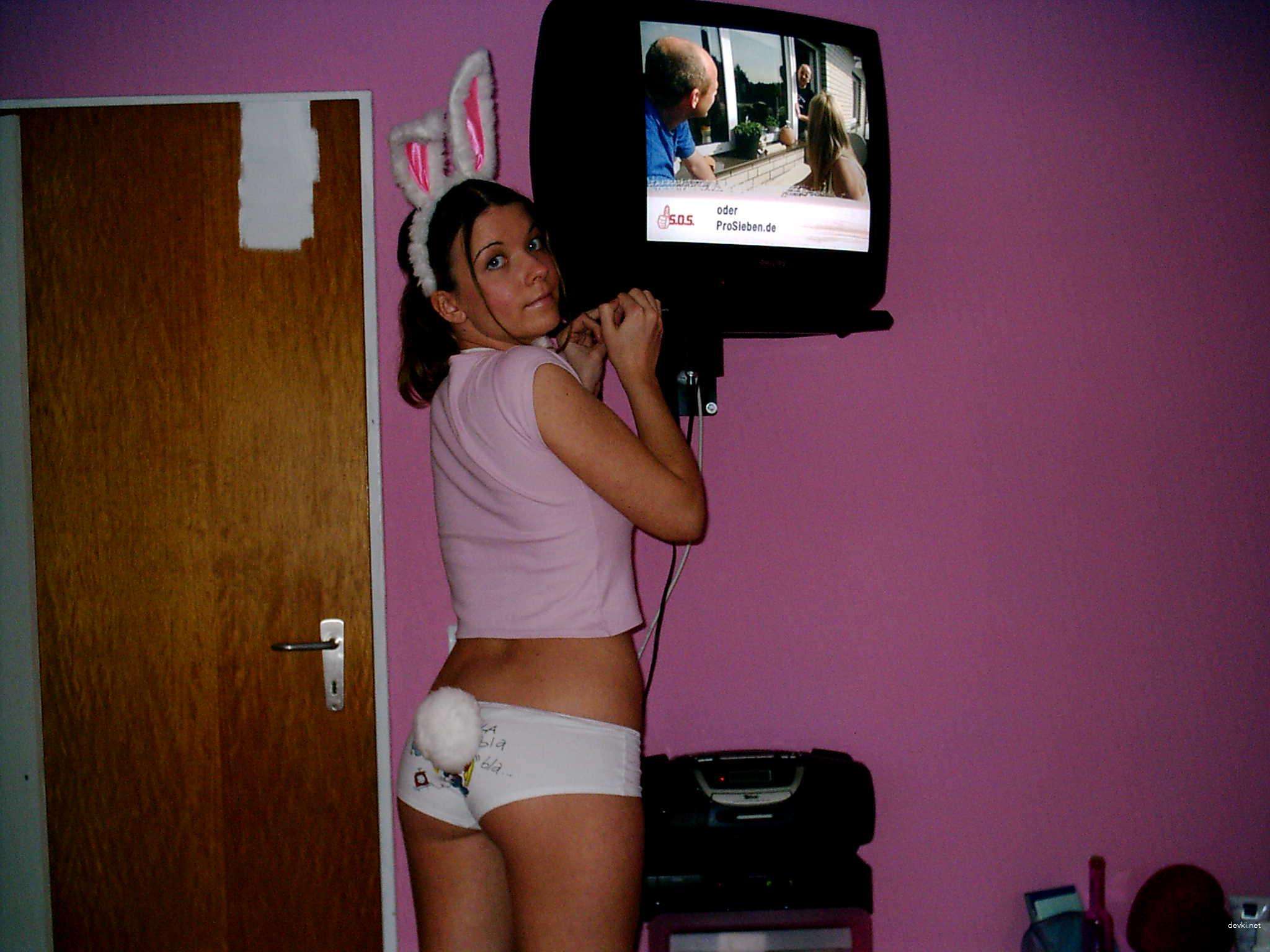 XXX Naughty Bunny Selfie: Explicit Amateur Rabbit Intimate Pic