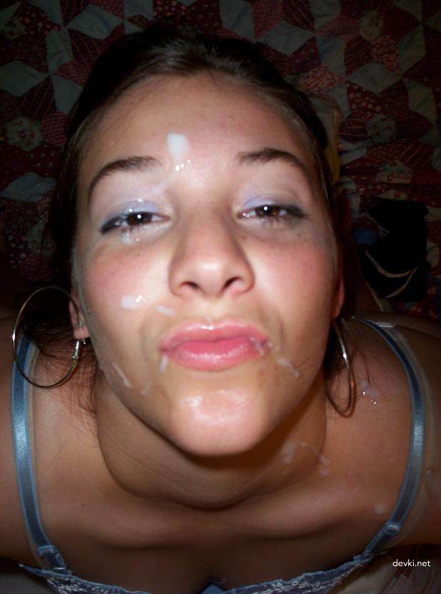 Extreme Close-Up Blowjob and Facial Cumshot Amateur Porn Pic