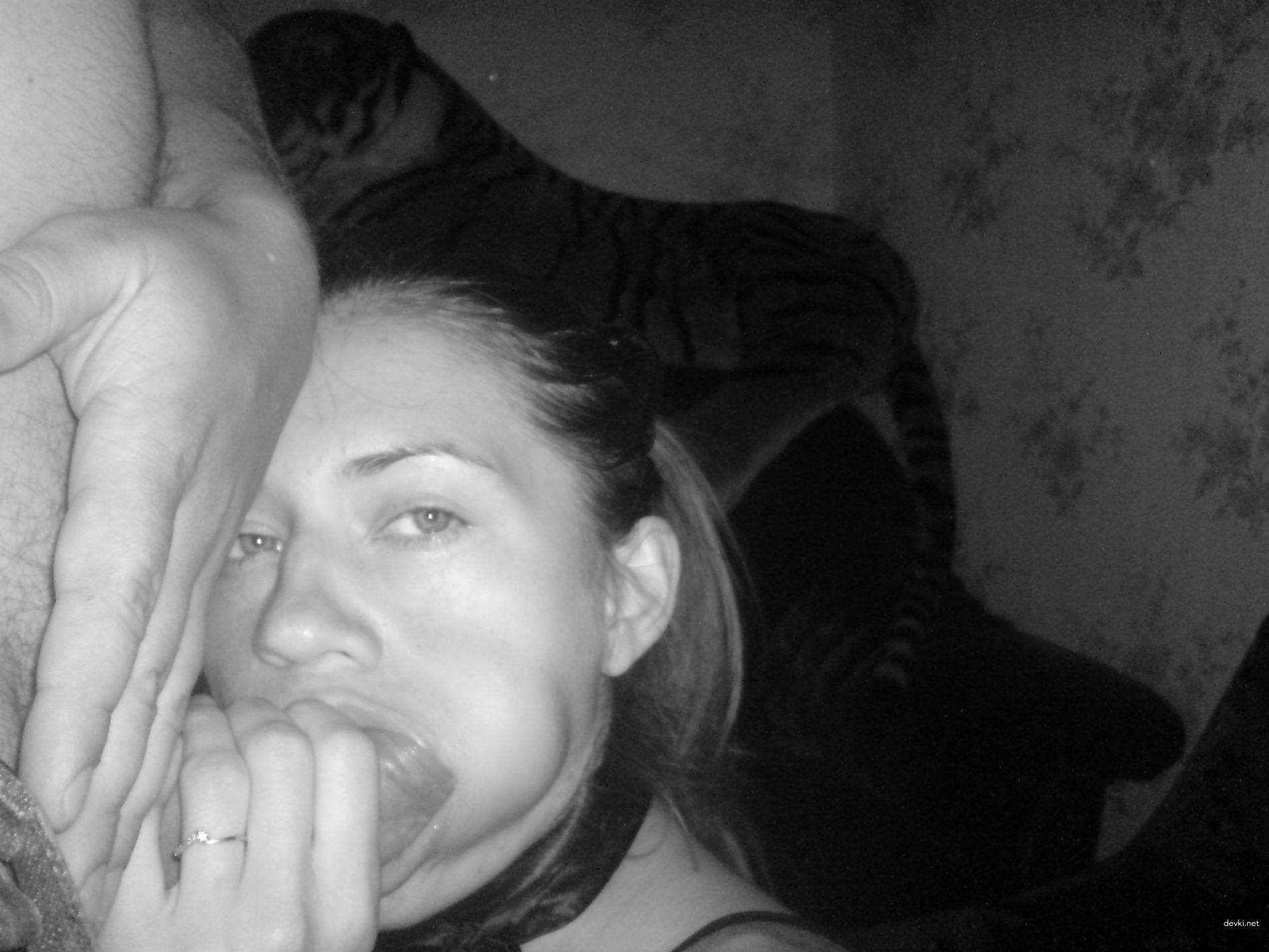 Interracial Homemade Sex Pics: Hot Amateur Couple's Black and White Action