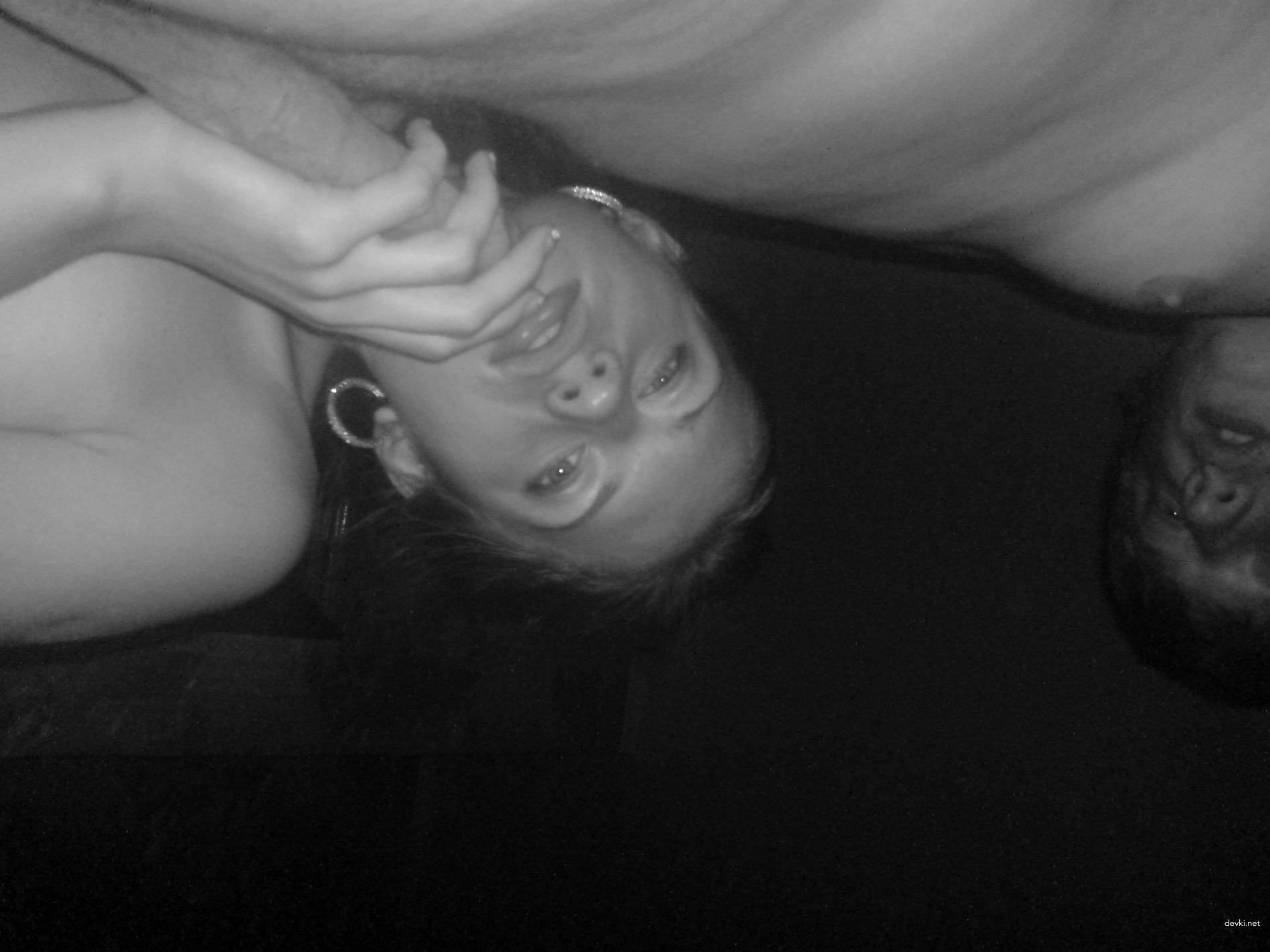 Interracial Homemade Sex Pics: Hot Amateur Couple's Black and White Action