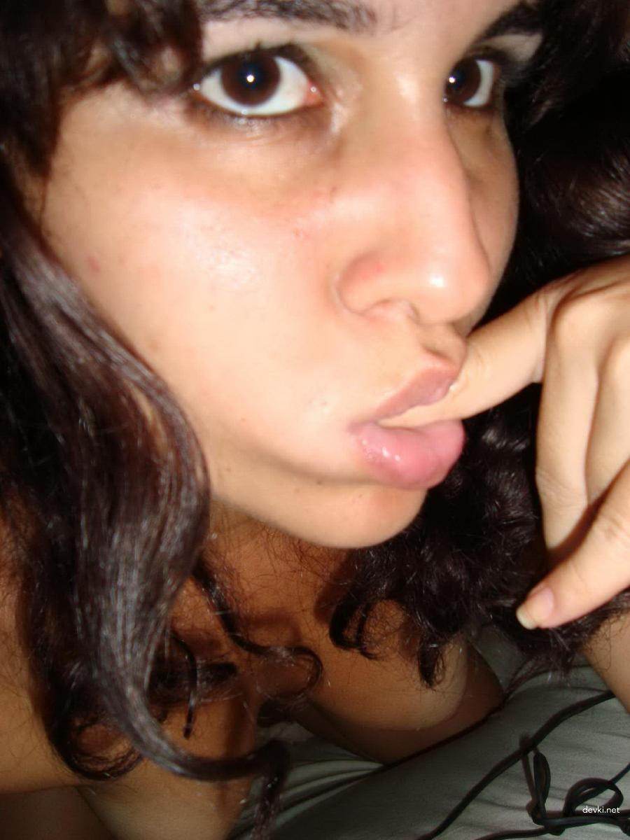 Hot Brunette's Explicit Nude Selfie Photo Session - Explicit Poses & Sexy Body