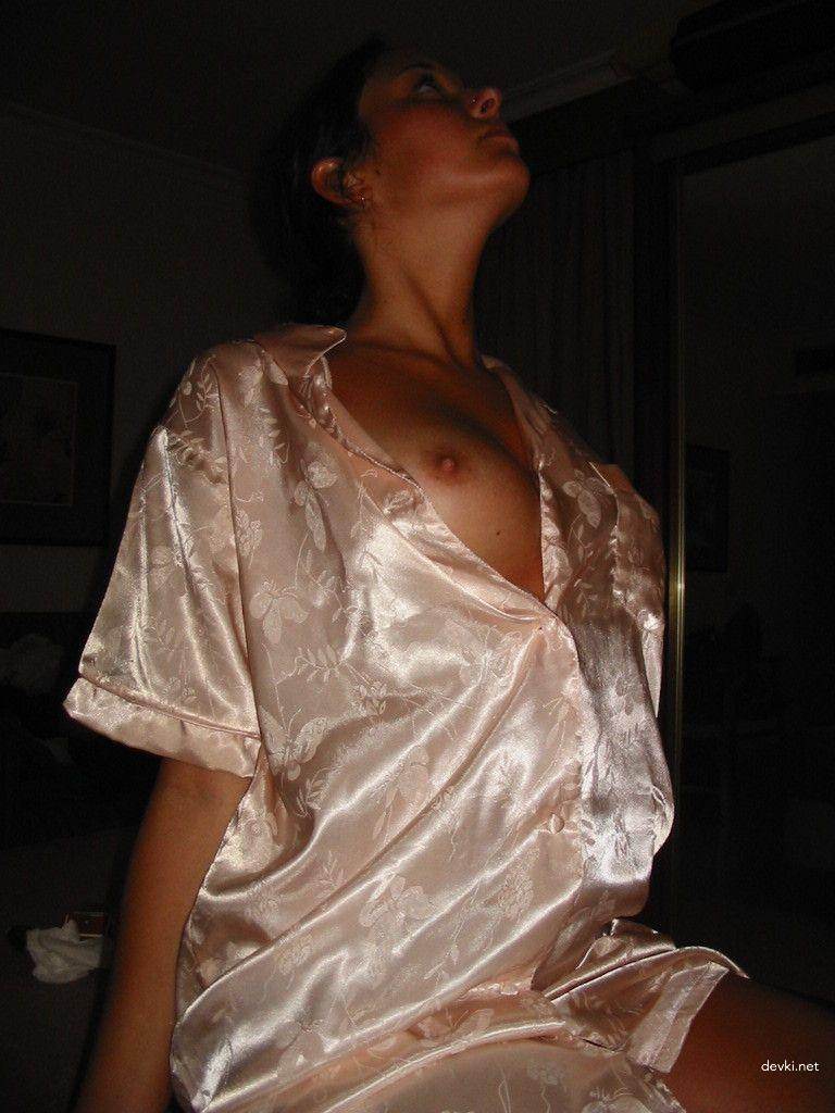 Amateur Slim Beauty's Erotic Album: Seductive Brunette's Explicit Photos