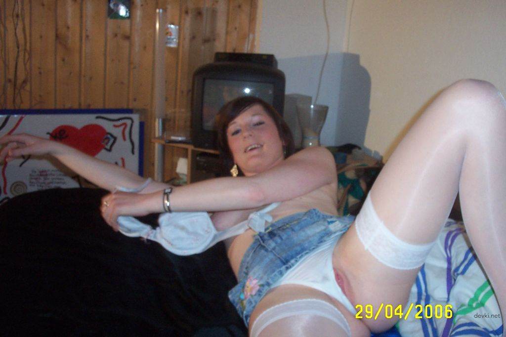 Fiery Freckled Amateur Stuffing Panties Inside Pussy: Explicit Porn Photo