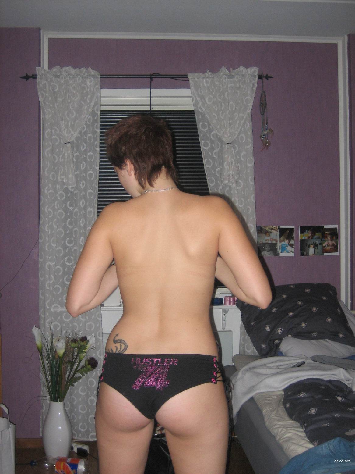 Steamy Topless Redhead Amateur Bares All - Explicit Photo
