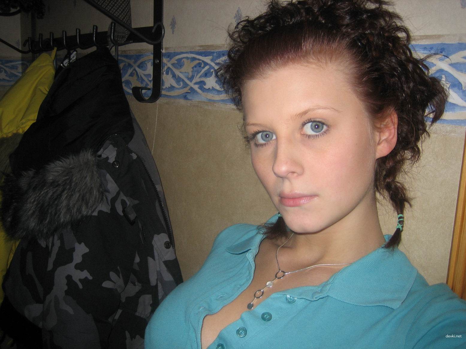 Steamy Topless Redhead Amateur Bares All - Explicit Photo