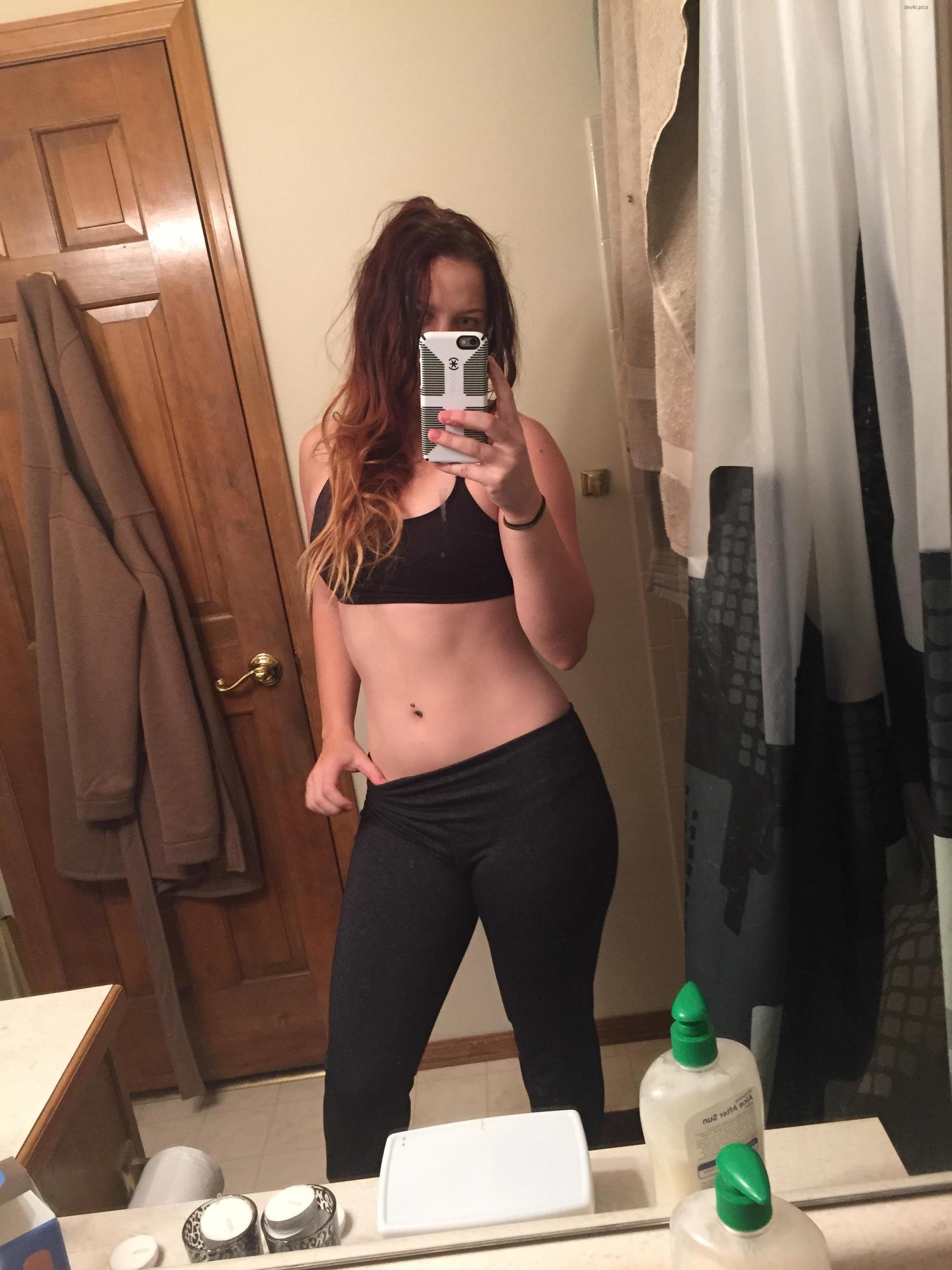 XXX Amateur Striptease: Explicit Self-Undressing in Mirror
