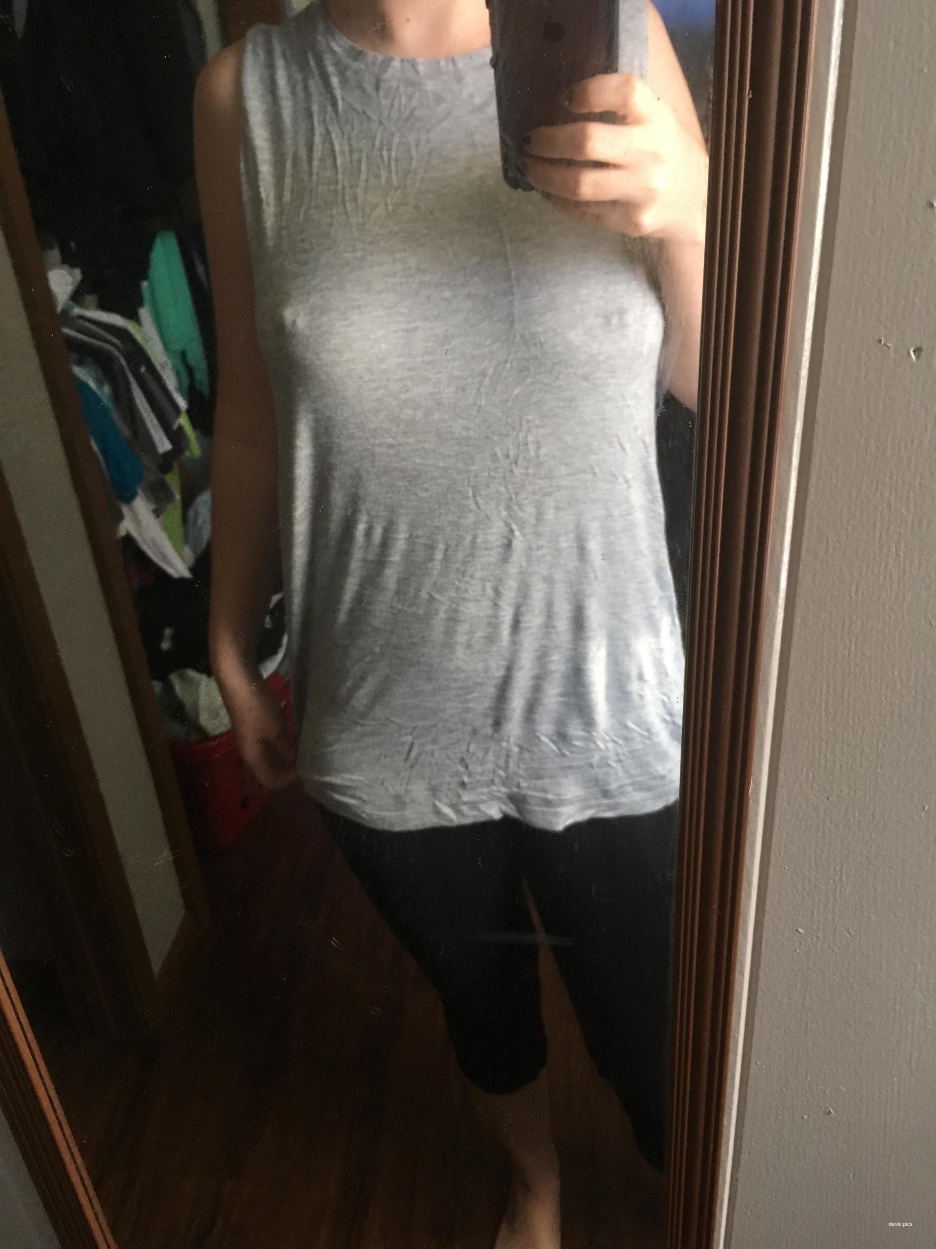 Amateur Big Tits Girl with Hairy Pussy Exposed in Explicit Photo Shoot
