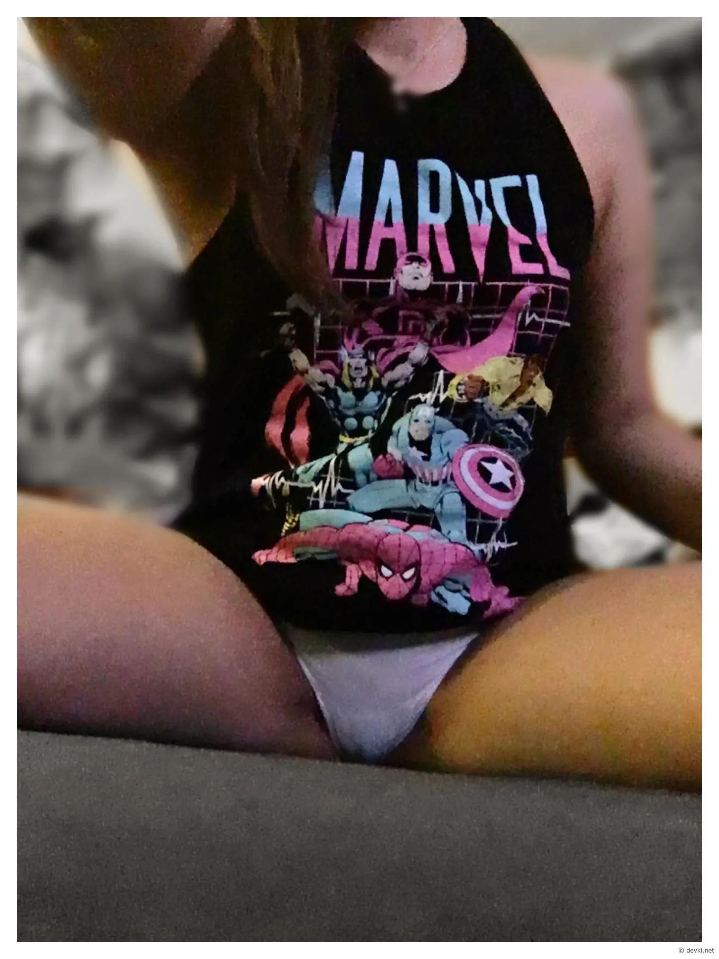 Explicit Seductive Amateur: Sensual Pose & Provocative Stance [18+]